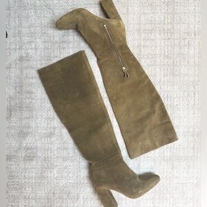 Gently-Used Free People Liberty Over the Knee Boots in Taupe, Size 38 (US 7.5)